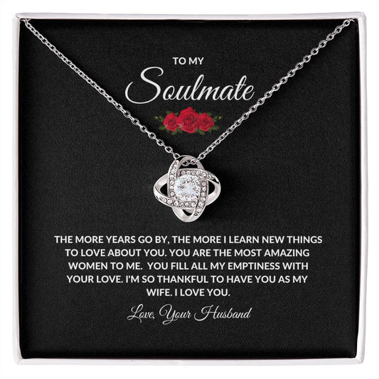 To MY Soulmate | Love Knot Necklace